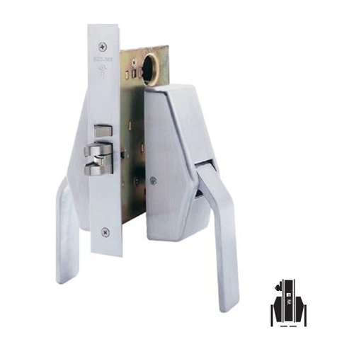 Schlage HL6-9070 Hospital Push/Pull Mortise Latch, Classroom Function