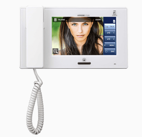 Aiphone JP-4HD 7" Touchscreen Handset/Hands-Free Sub Master For JP Series