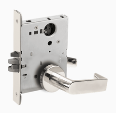 Schlage L9070L 06A Grade 1 Classroom Mortise Lock, Less Cylinder, 06 Lever, A Rose
