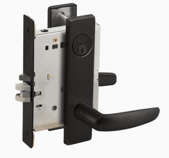 Schlage L9050P 07L Grade 1 Office and Inner Entry Mortise Lock, Conventional Cylinder, 07 Lever, L Escutcheon