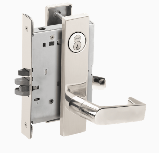 Schlage L9050R 06L Grade 1 Office and Inner Entry Mortise Lock, Schlage FSIC With Core, 06 Lever, L Escutcheon