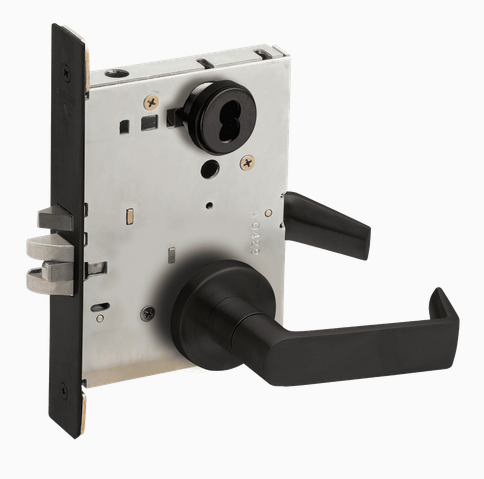 Schlage L9070J 06A Grade 1 Classroom Mortise Lock,  Schlage FSIC Less Core, 06 Lever, A Rose