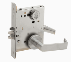 Schlage L9080R 06A Grade 1 Storeroom Mortise Lock, Schlage FSIC With Core, 06 Lever, A Rose
