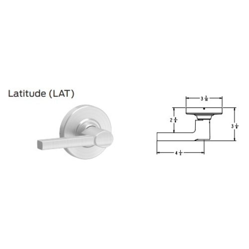Schlage ND170 Grade 1 Single Dummy Trim