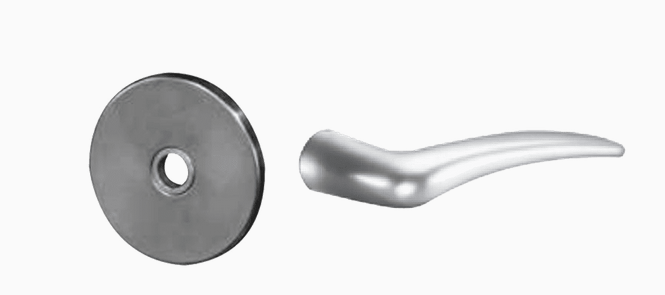 Sargent LC-8271-24V LL Fail Secure, 24V Electrified Mortise Lock, L Rose, L Lever, Less Cylinder, Satin Chrome