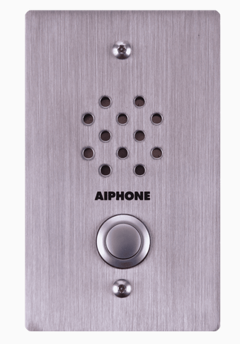 Aiphone LE-SS-1G Flush Mount 1-Gang Audio Sub Station, Stainless Steel