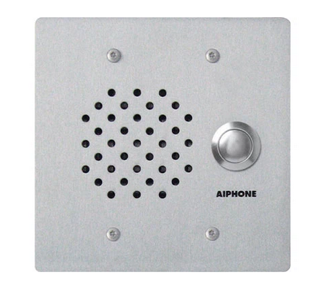 Aiphone LE-SS/A Flush Mount 2-Gang Sub Station, Stainless Steel
