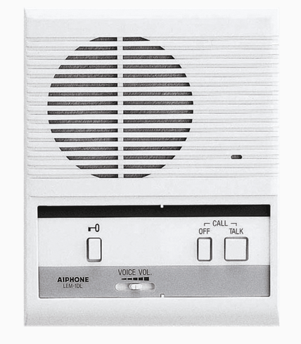 Aiphone LEM-1DL 1-Call Surface Mount Master With Door Release