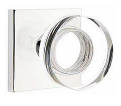 Emtek Modern Disc Glass Knobset