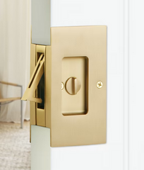 Emtek Modern Rectangular Privacy Pocket Door Lock