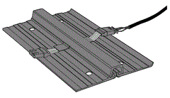 Pemko CFM83HD1 SER12 Full Mortise Hinge, 83" High, 12-Wire Transfer