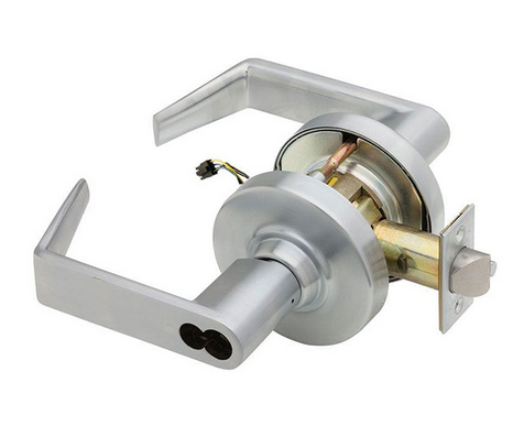 Schlage ND80JDEU Grade 1 Electrified Cylindrical Storeroom Lock, 12-24 VDC, Fail Secure, LFIC Prep, Satin Chrome