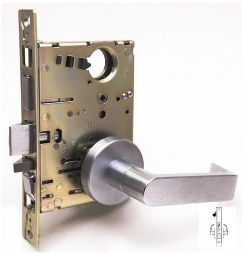 Cal-Royal NM8050 Grade 1 Office/Entrance Mortise Lock Without Deadbolt