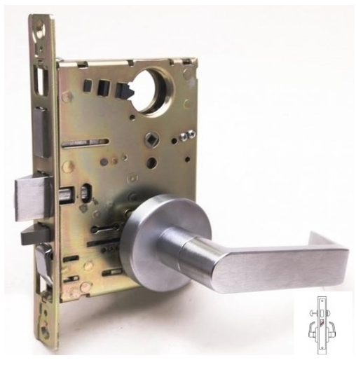 Cal-Royal NM8440 Grade 1 Privacy Mortise Lock with Deadbolt