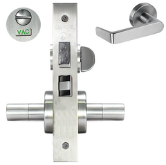 Cal-Royal NM8445 Privacy Mortise Lock with Deadbolt, Coin Turn Outside and Occupancy Indicator