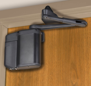 Norton 5845xSQPB Complete Low Energy Compact Power Door Operator Kit, Black Painted