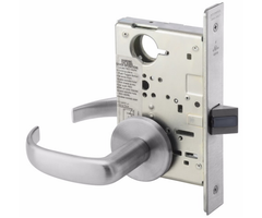 ACCENTRA 8802FL Grade 1 Privacy with Deadbolt Mortise Lock, Satin Chrome