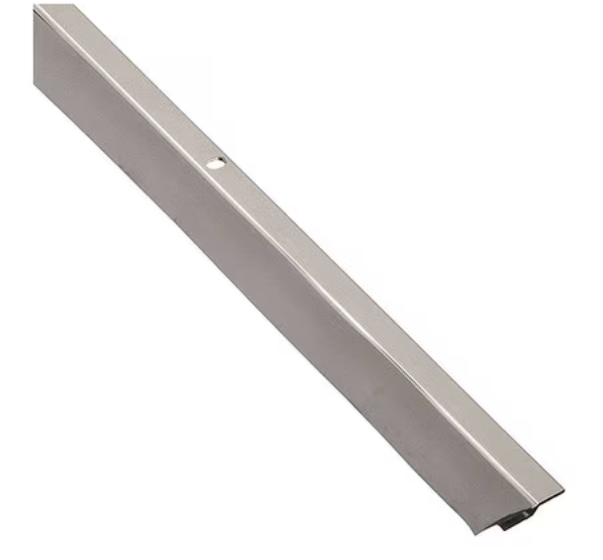 Pemko 305CN Split Astragal/Meeting Stile Seal, Clear Aluminum with Gray EPDM Insert