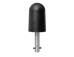 Rockwood 467 Heavy Duty Door Stop with Black Rubber
