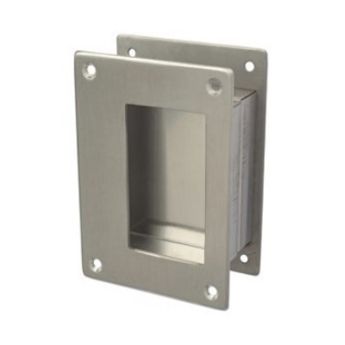 Rockwood 94BTB Back-to-Back Flush Pull, 3 1/2" x 5" - Stainless Steel