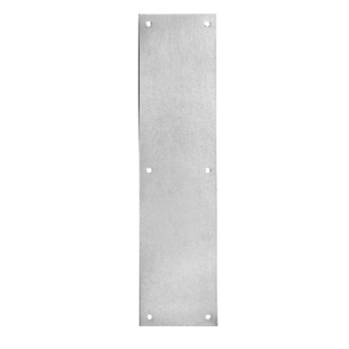 Rockwood 70F Push Plate,  8" x 16" - Stainless Steel