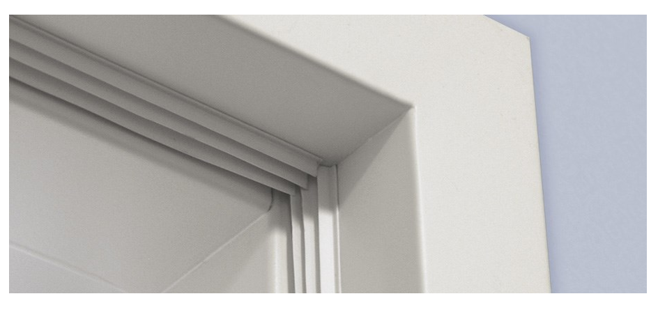 Pemko S773 Triple-Fin Adhesive-Backed Fire/Smoke Silicone Seal Perimeter Gasketing