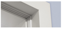 Pemko S773 Triple-Fin Adhesive-Backed Fire/Smoke Silicone Seal Perimeter Gasketing