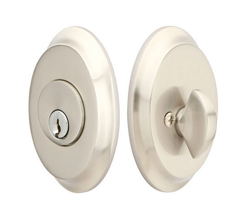 Emtek Solid Brass Saratoga Single Cylinder Deadbolt
