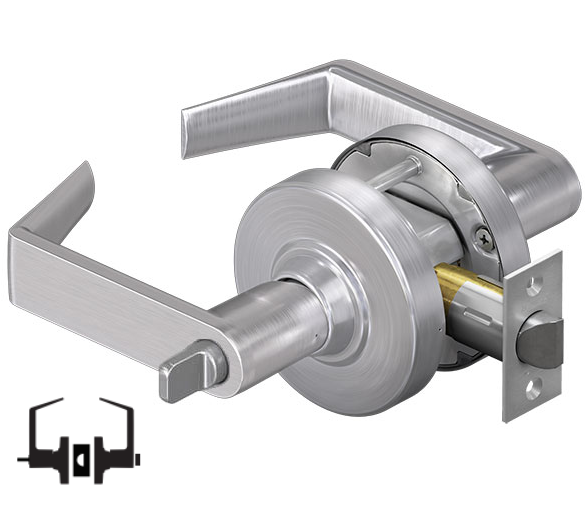 Schlage ALX44 Grade 2 Commercial Hospital Privacy Lever Lock