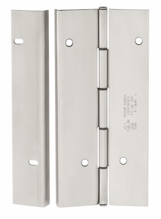Markar HG305 Edge Mount Pin & Barrel Hinge Guard, Double Return, Stainless Steel