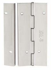 Markar HG305 Edge Mount Pin & Barrel Hinge Guard, Double Return, Stainless Steel