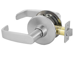 Sargent 28-11U15 LL 26D Grade 1 Passage Cylindrical Lock, L Lever, L Rose, Satin Chrome Finish