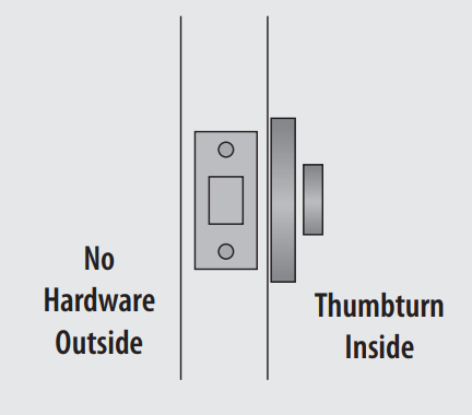 Emtek Wilshire Single-sided Deadbolt