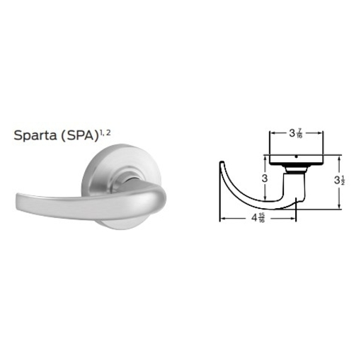 Schlage ND170 Grade 1 Single Dummy Trim