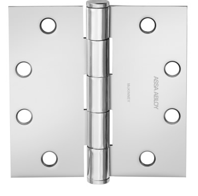 McKinney T2714 Five Knuckle Standard Weight Hinge - 4.5" x 4.5"- PACK SIZE OF 3