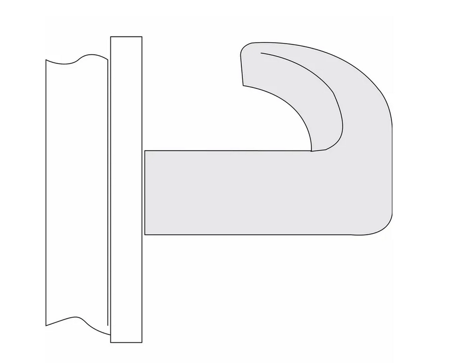 Corbin Russwin TL3750S Half Dummy Trim - Surface Mounted