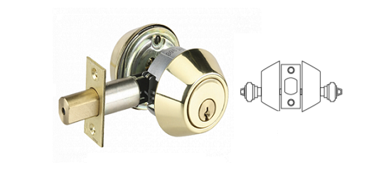 Cal-Royal ULT362 Grade 2 Double Cylinder Deadbolt, Maximum Security